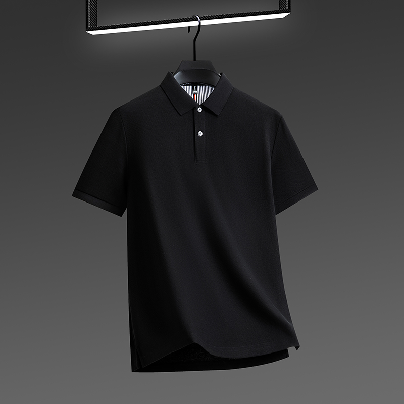 高品质夏季男士短袖冰丝T恤简约舒适透气休闲时尚短袖T恤男T百搭