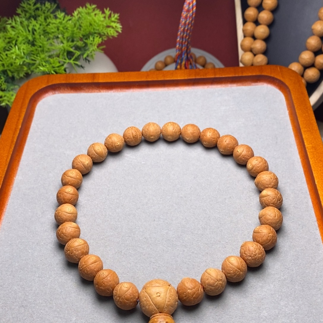 凤眼菩提手串11.5素手持