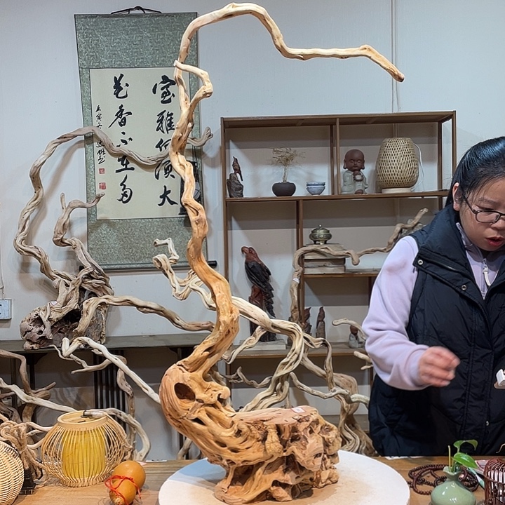 波***波木杜鹃根天然根艺