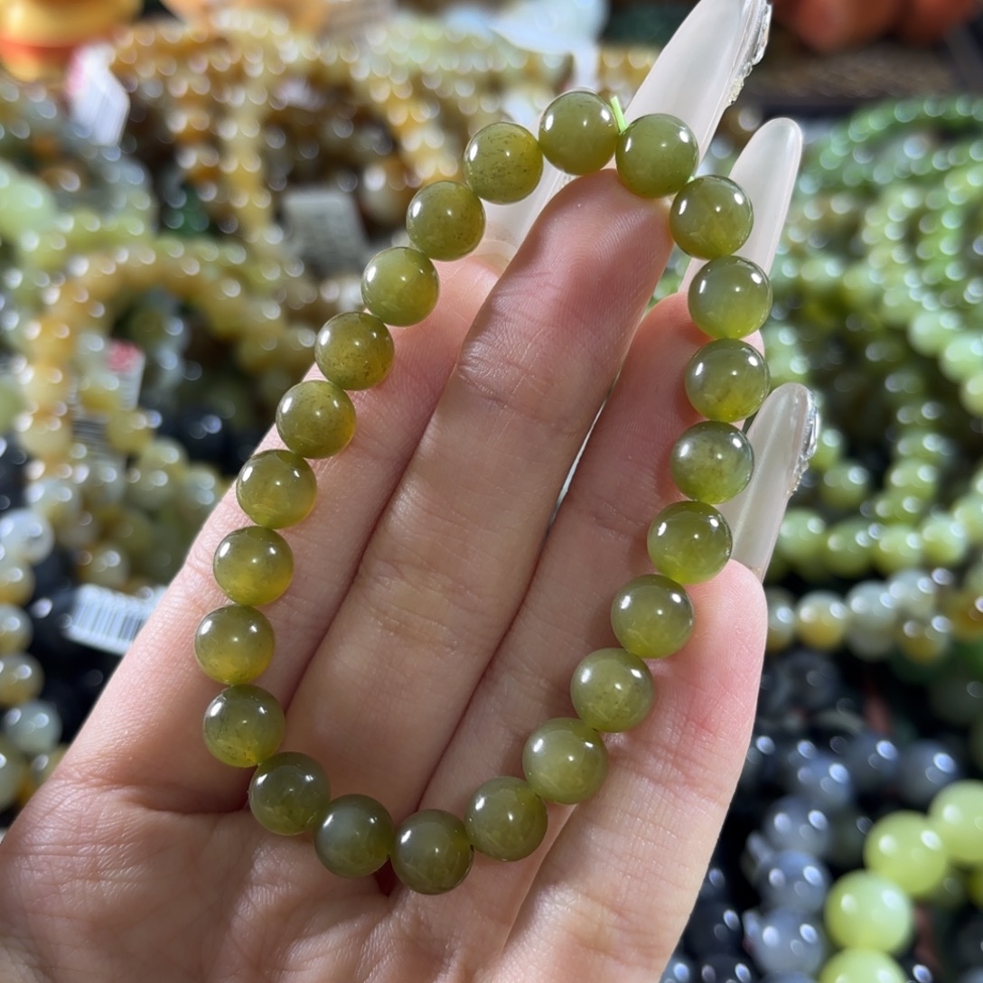 和田玉未镶嵌手链28