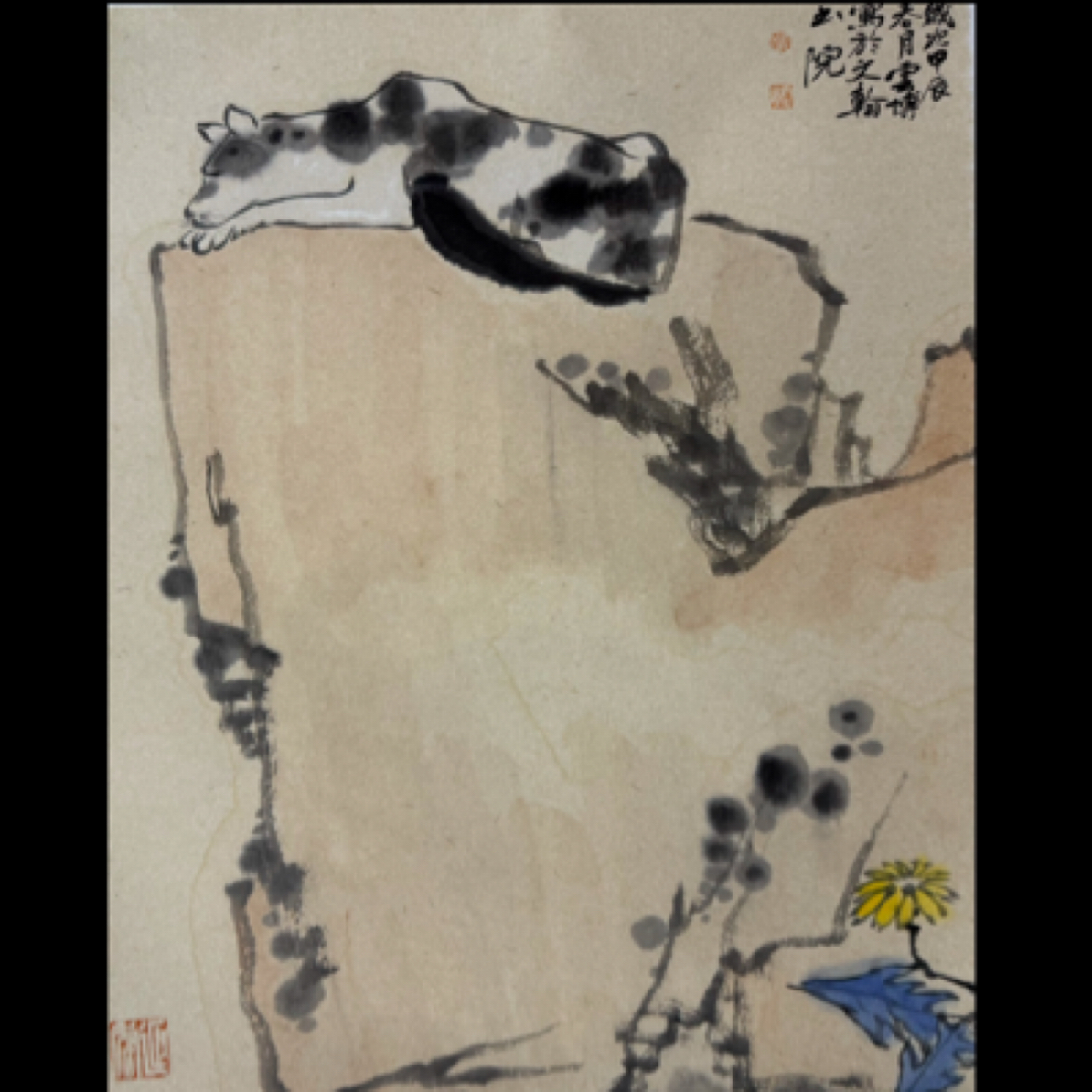 刘云博～国画水墨作品1.8平尺现货