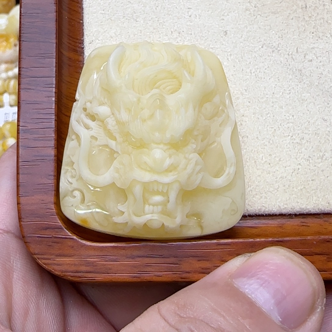 蜜蜡未镶嵌吊坠(赠链)蜜蜡吊坠