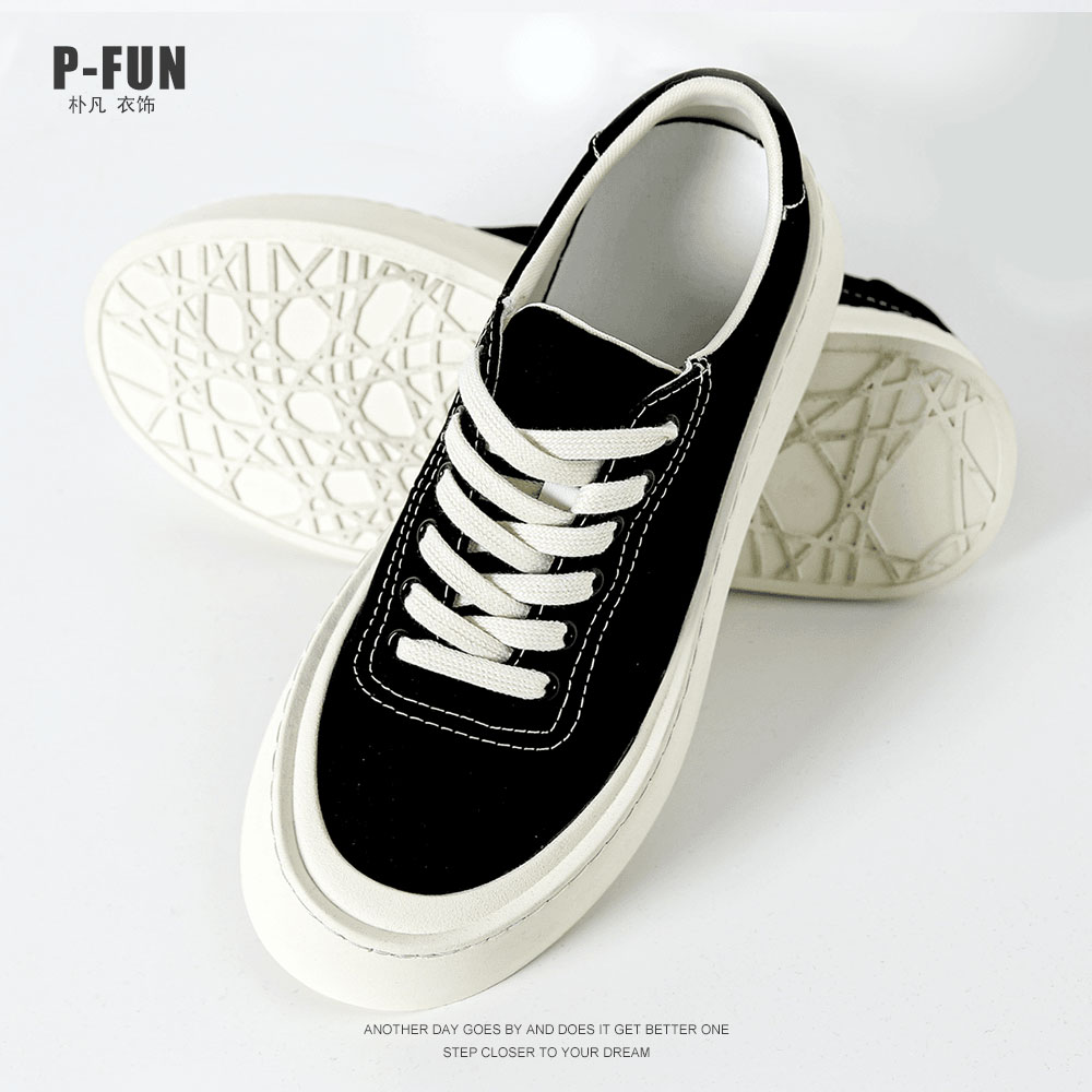 2024新款帆布鞋百搭时尚黑色低帮情侣运动款休闲经典潮鞋
