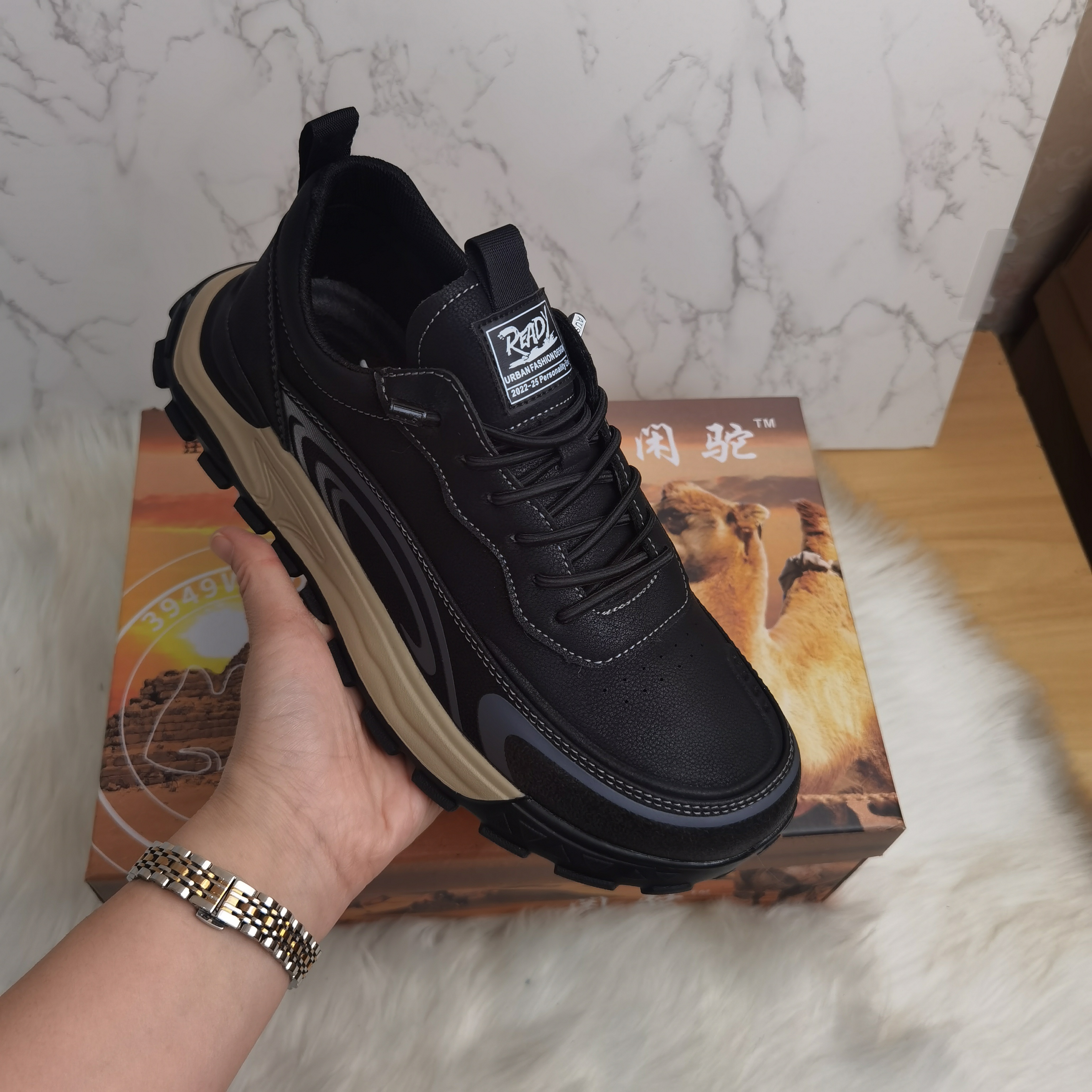 2025春季男士一脚蹬百搭时尚百搭休闲鞋