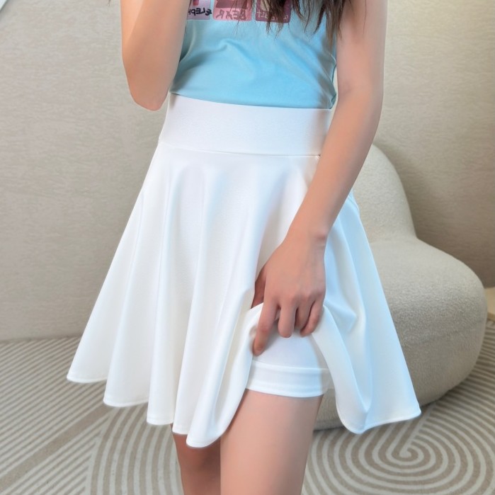 【口袋款】百褶裙太阳裙四季45CM大码广场舞防走光半身