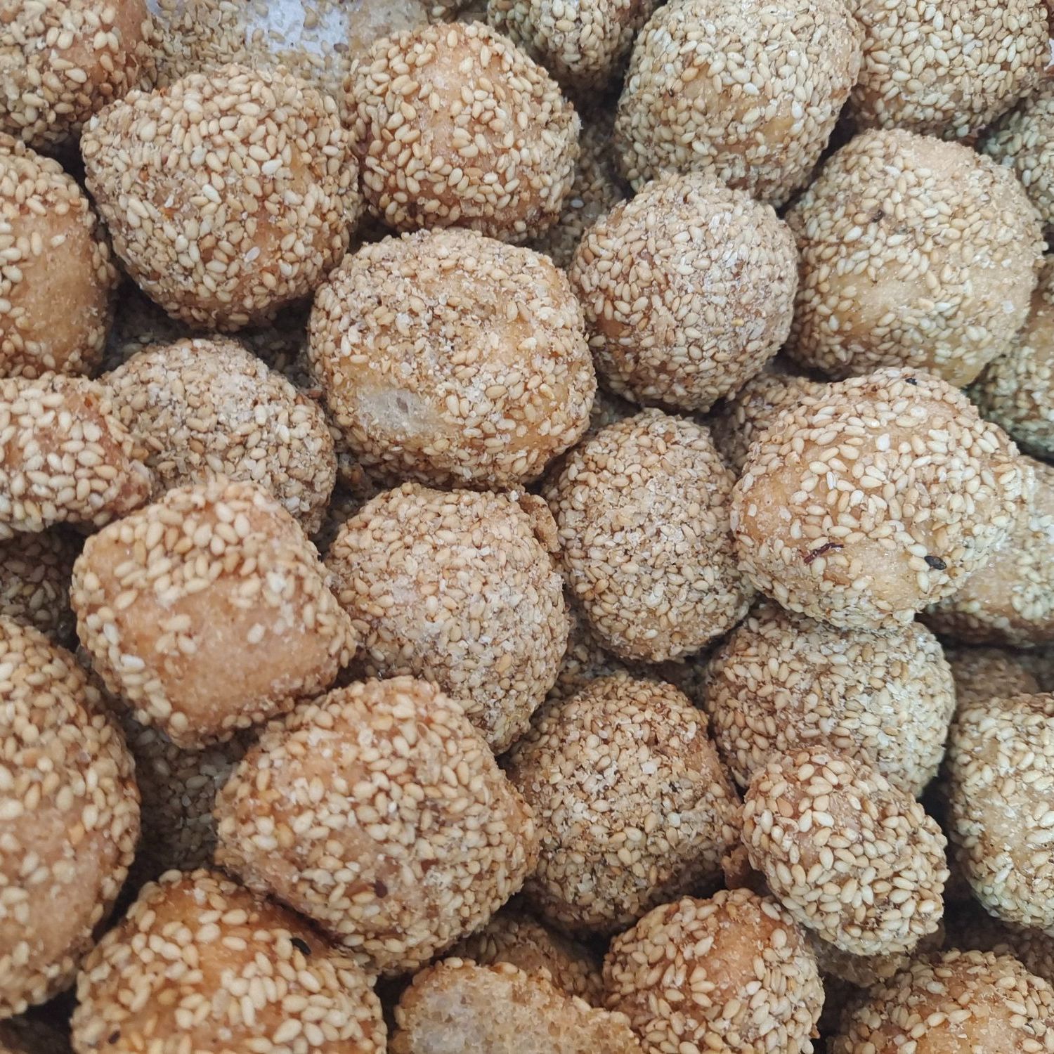 [绿草垛]安庆特产纯手工圆麻球特色解馋小零食芝麻球500g