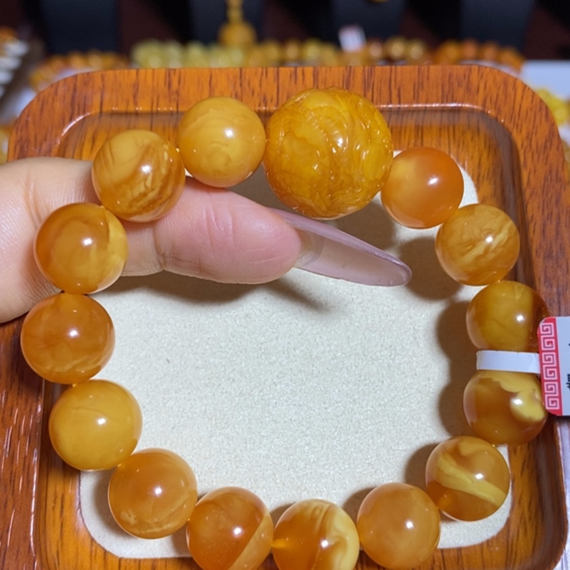 【闪购商品】蜜蜡手链未镶嵌手串