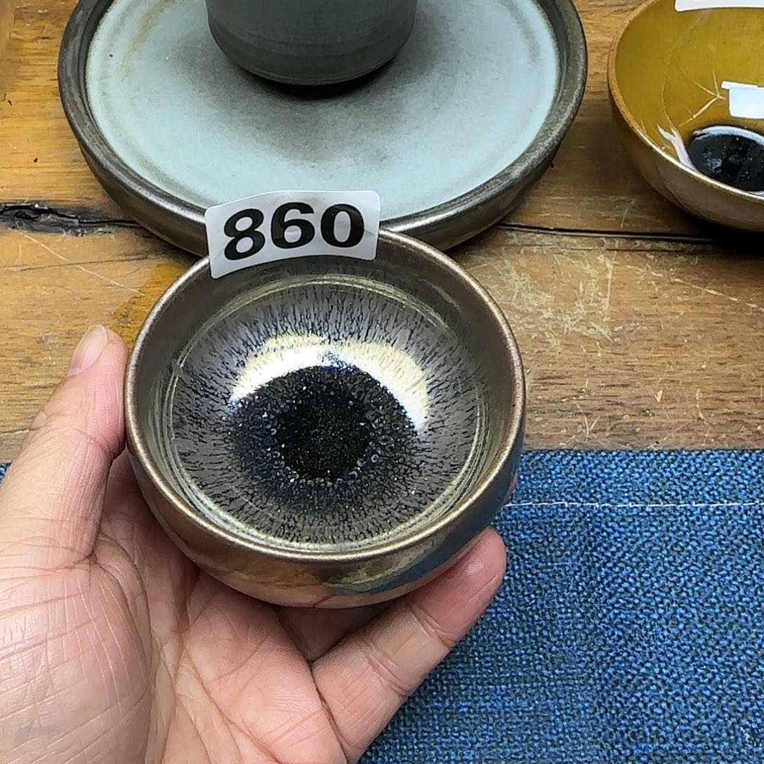 茶盏建盏杯建盏龙窑柴烧杯