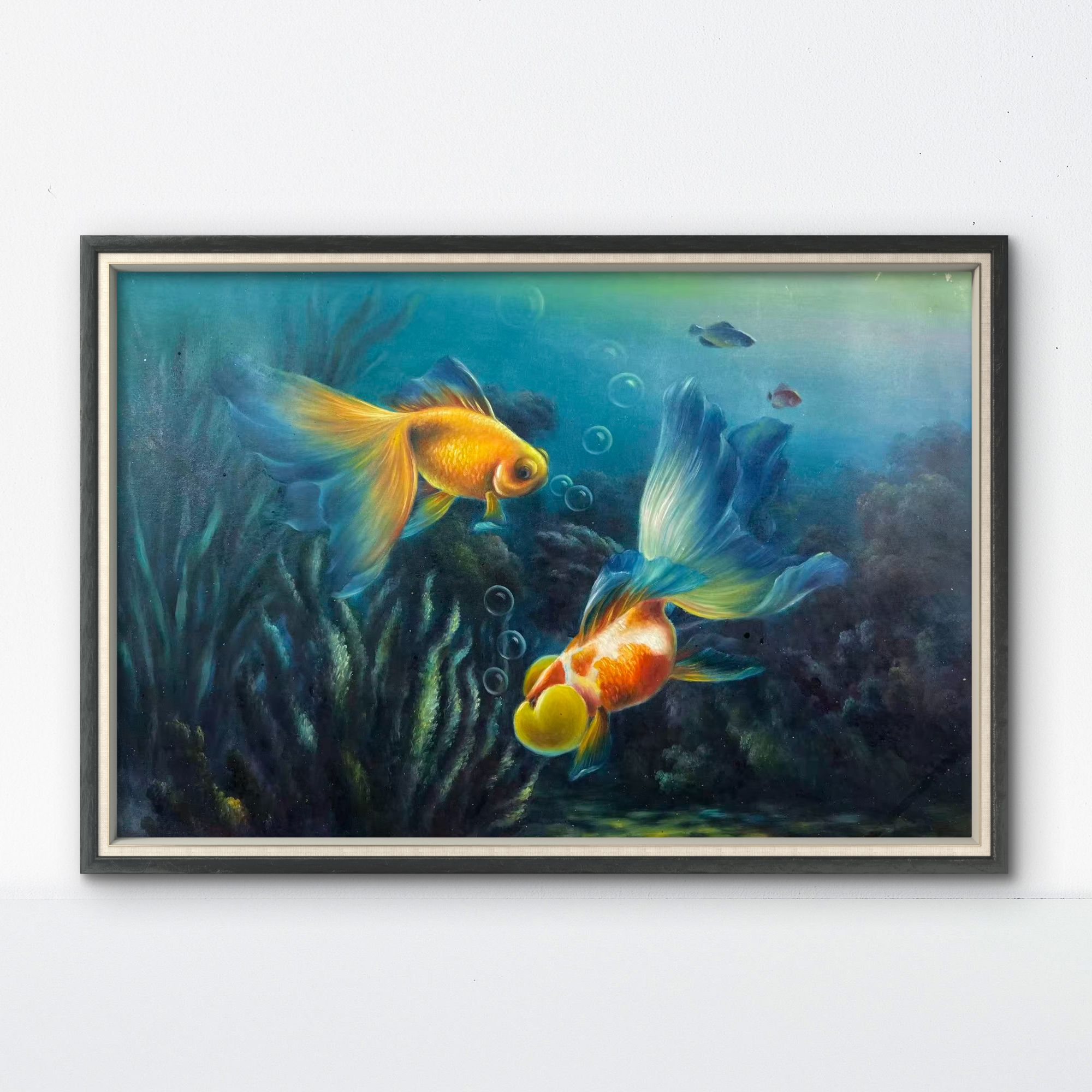 鸣艺典藏油画 手绘油画  画心尺寸60x90cm