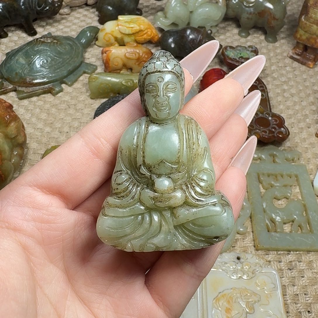 白玉菩提吊坠挂件