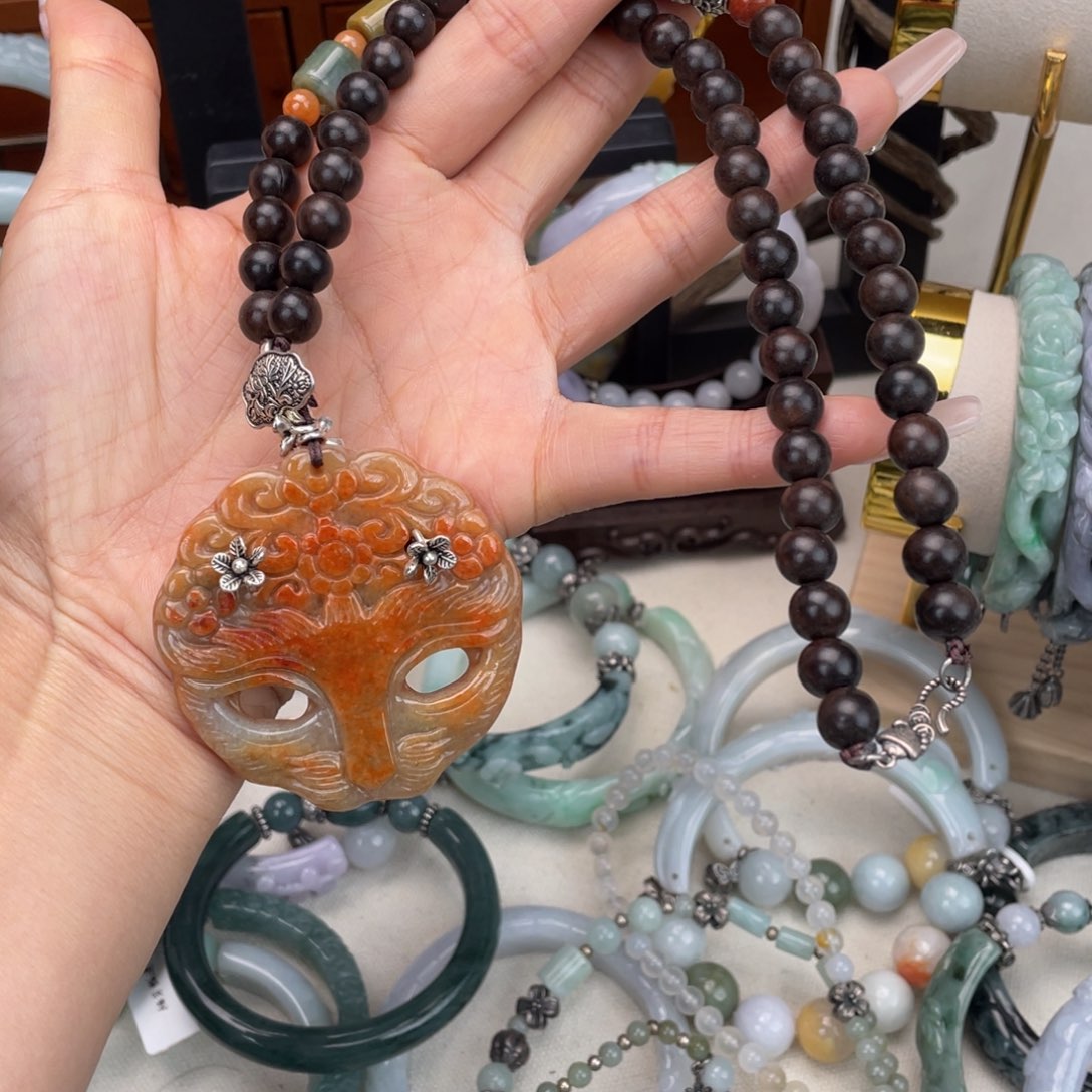 翡翠未镶嵌手链项链