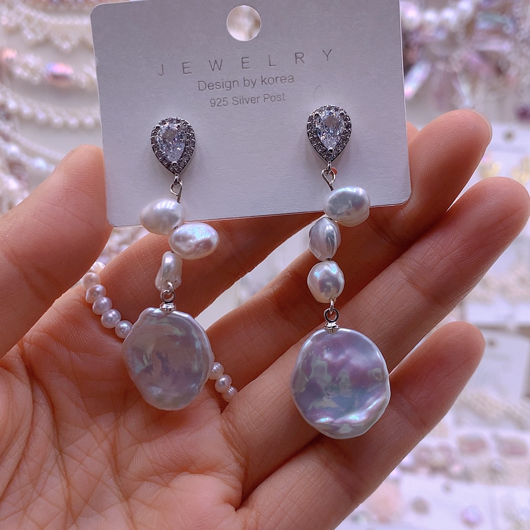 陌***人耳饰淡水珍珠未镶嵌