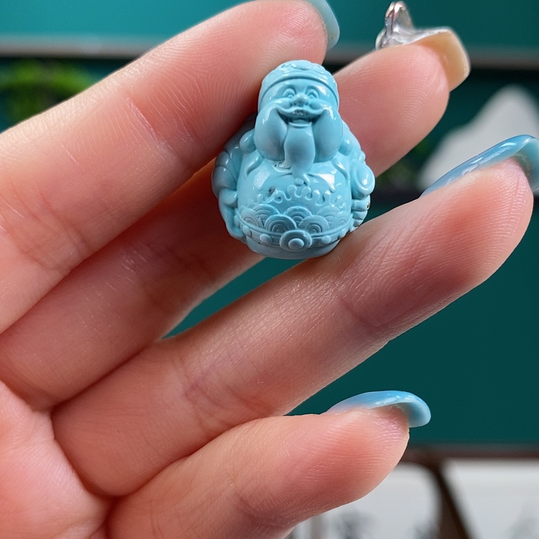 绿松石珠宝奇石未镶嵌