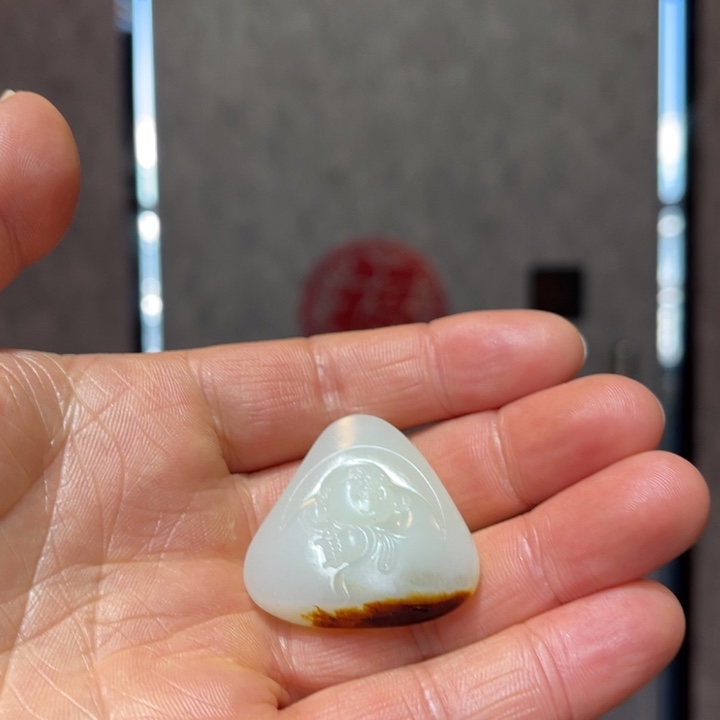 和田玉颈饰未镶嵌