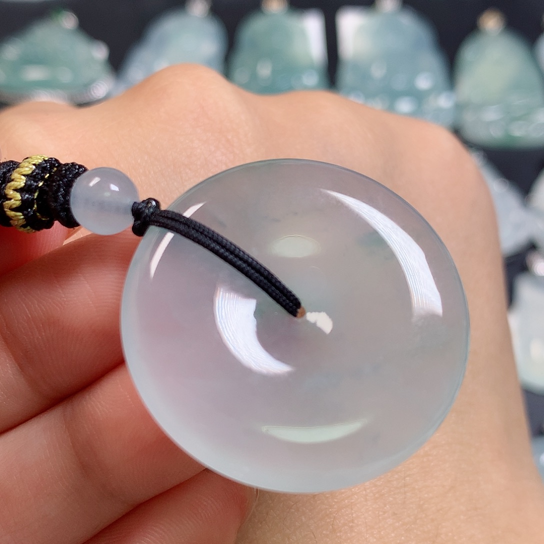 翡翠未镶嵌颈饰扣子