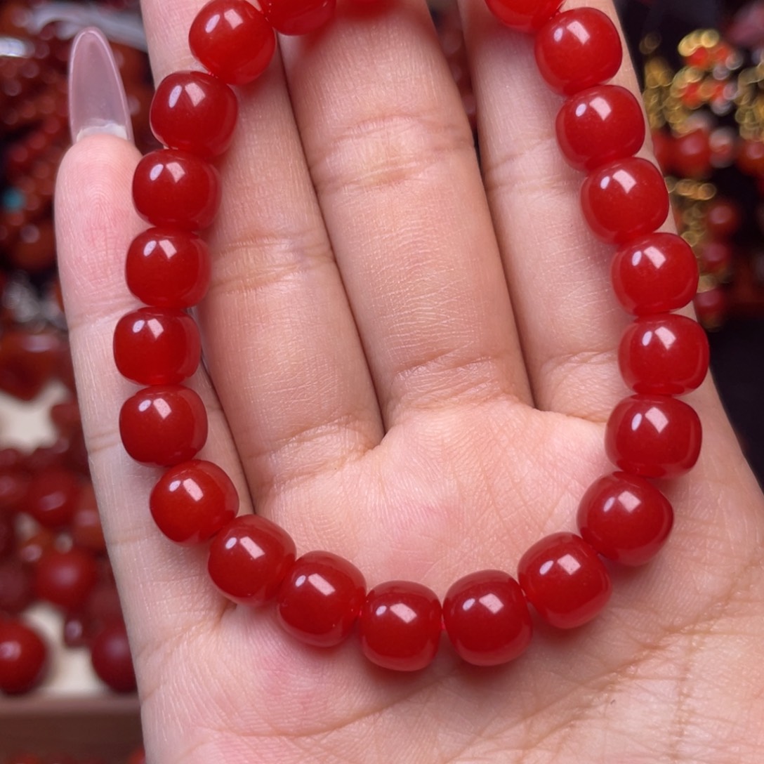 南红玛瑙手链合金q****e