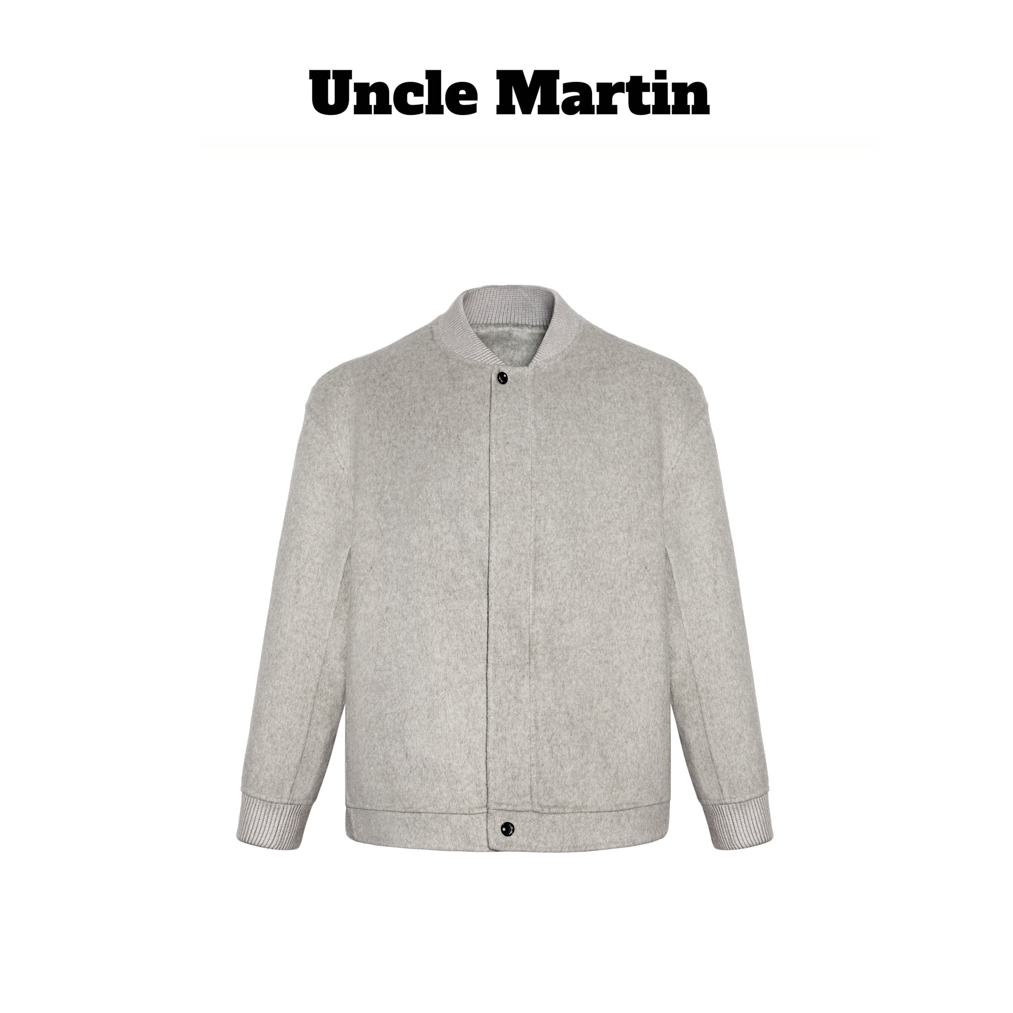 马丁叔叔 国王的礼物 25AW毛呢外套羊毛飞行员拉链夹克 672