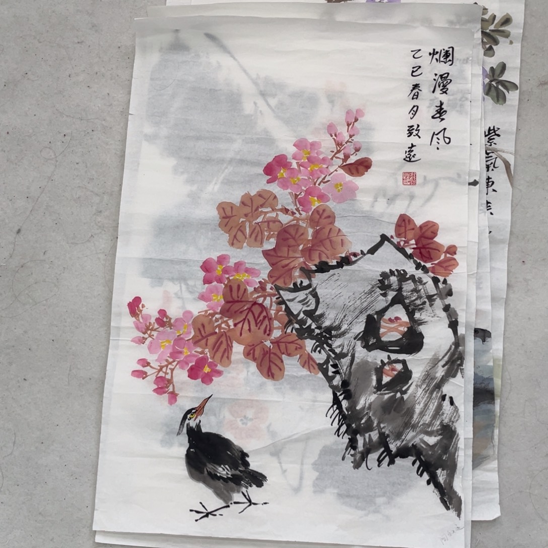 国画陶志远老师绘画