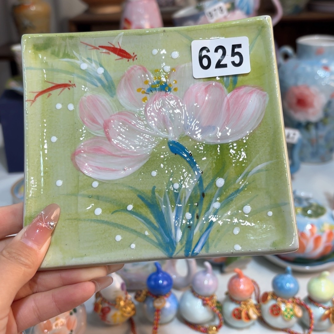 景德镇手绘高温釉下彩陶瓷茶具