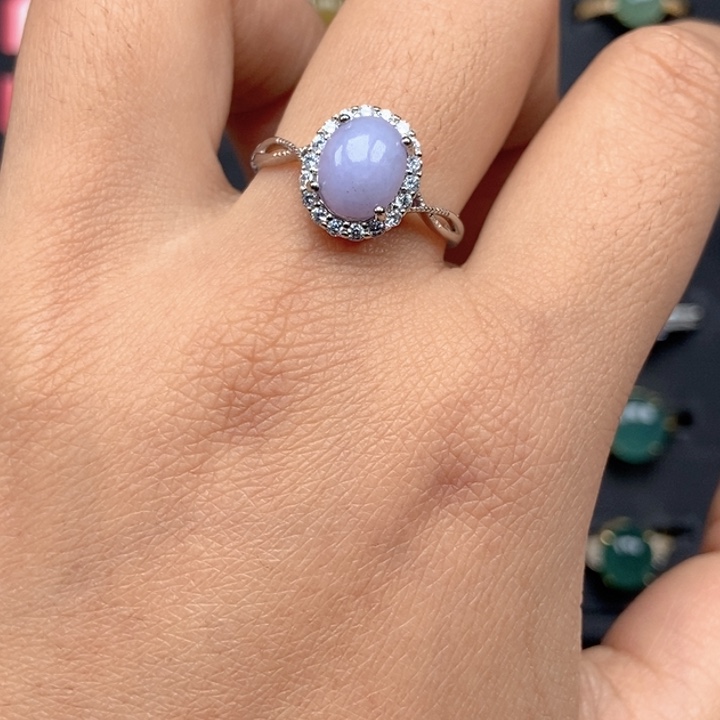 翡翠未镶嵌戒指戒指