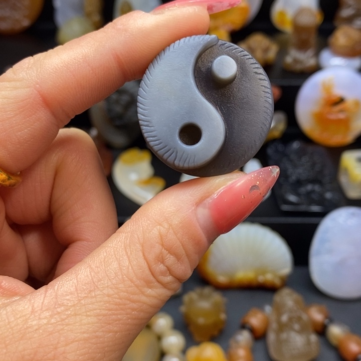 玛瑙/玉髓未镶嵌吊坠(不含链)