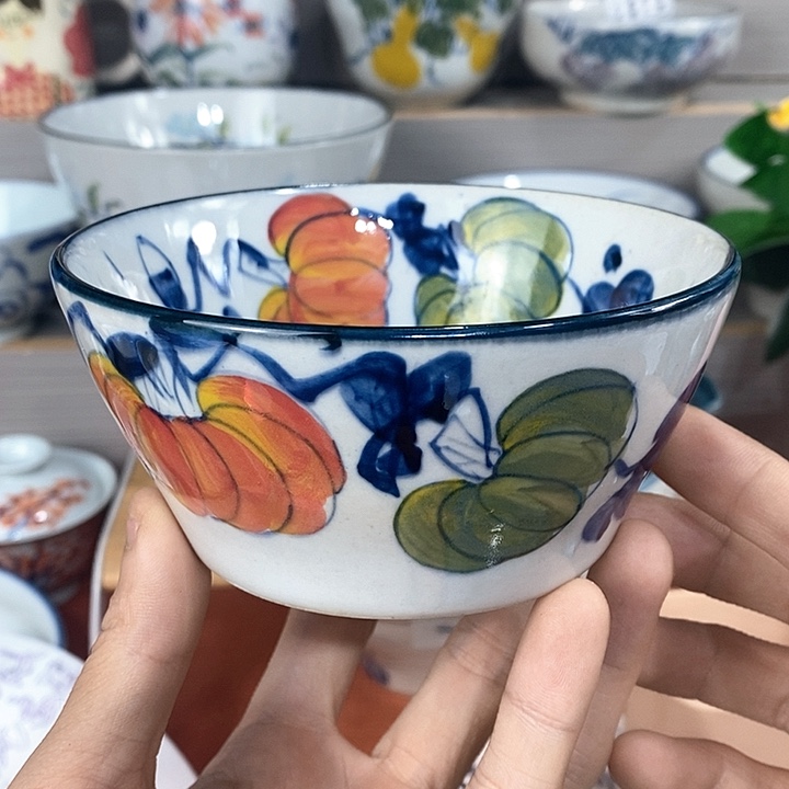 手工手绘高温釉下彩