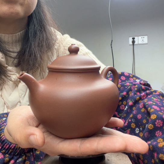 紫砂茶壶若**无泥料底槽清