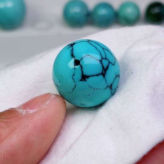 未镶嵌绿松石珠宝奇石晶**气