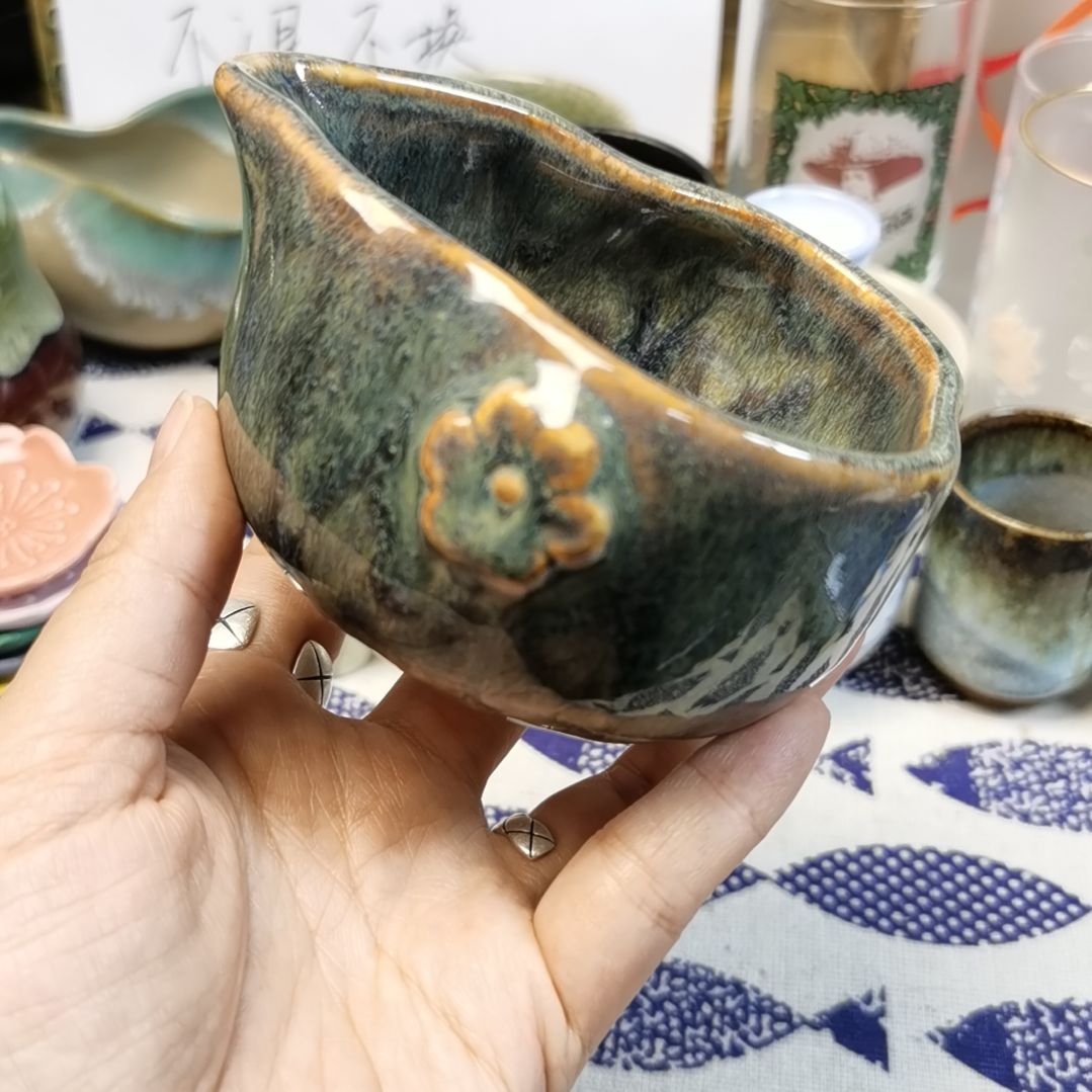 紫砂茶案陶瓷杯子碟子小碗