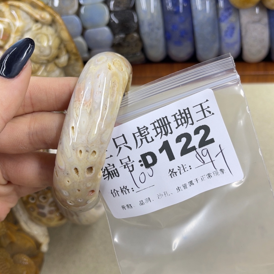 刺***姐硅化珊瑚（珊瑚玉）h未镶嵌