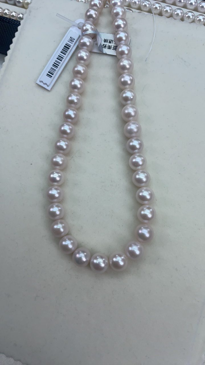 10-11正圆极少暇项链