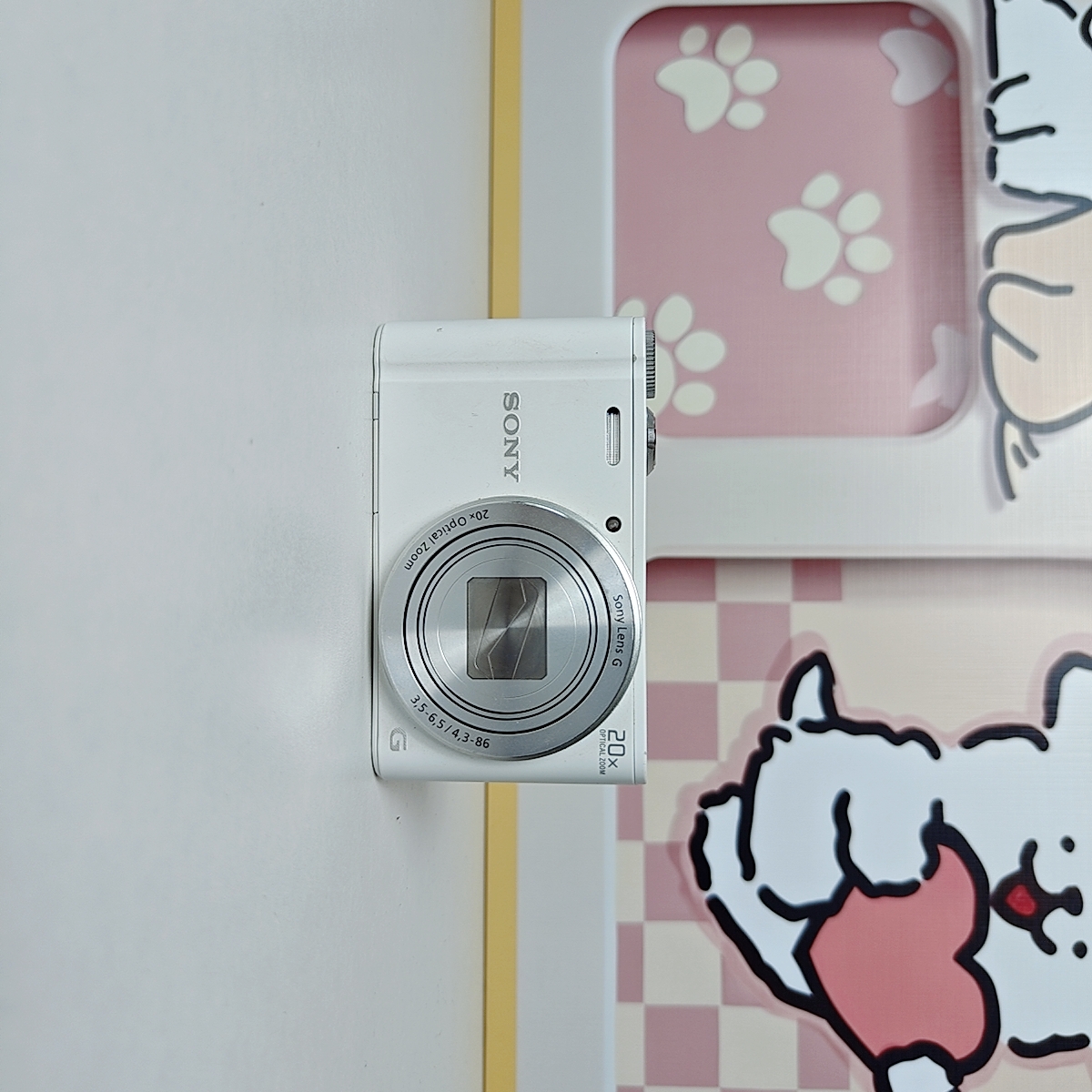 9新 Sony/索尼 wx300 复古1820w像素20倍长焦带wificcd数码相机
