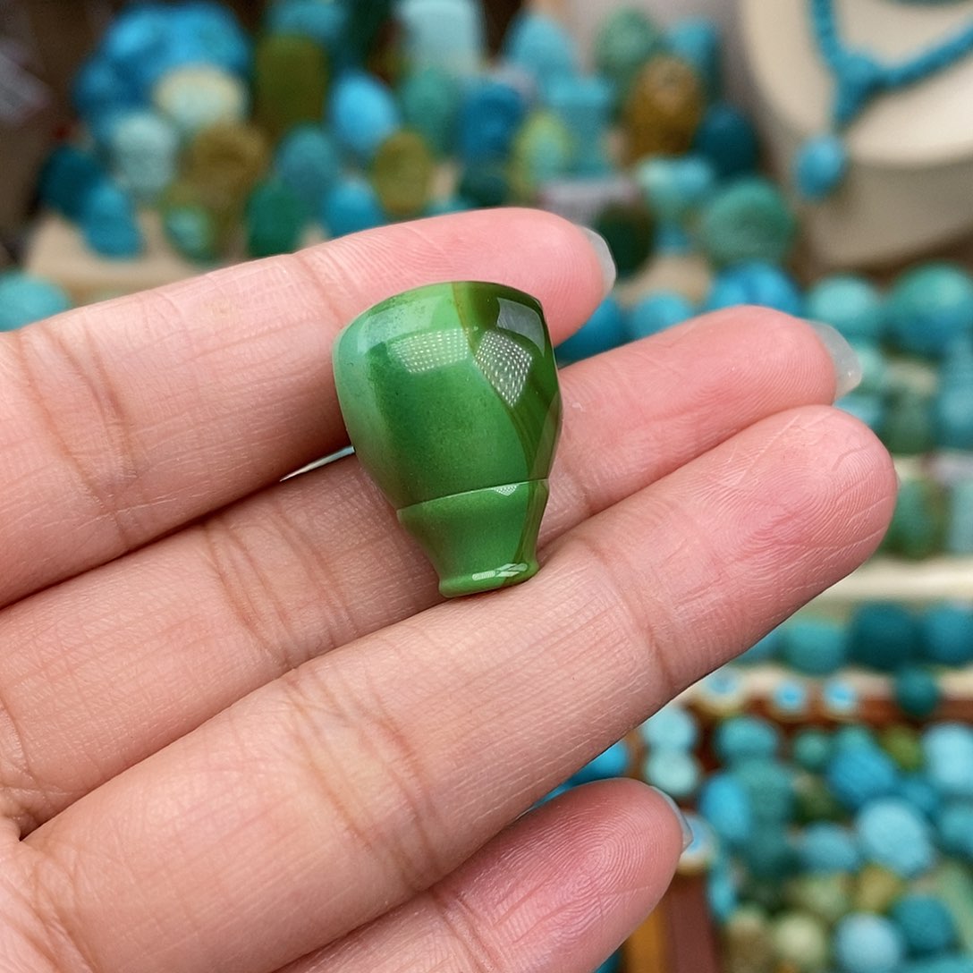 绿松石珠宝奇石未镶嵌乐*