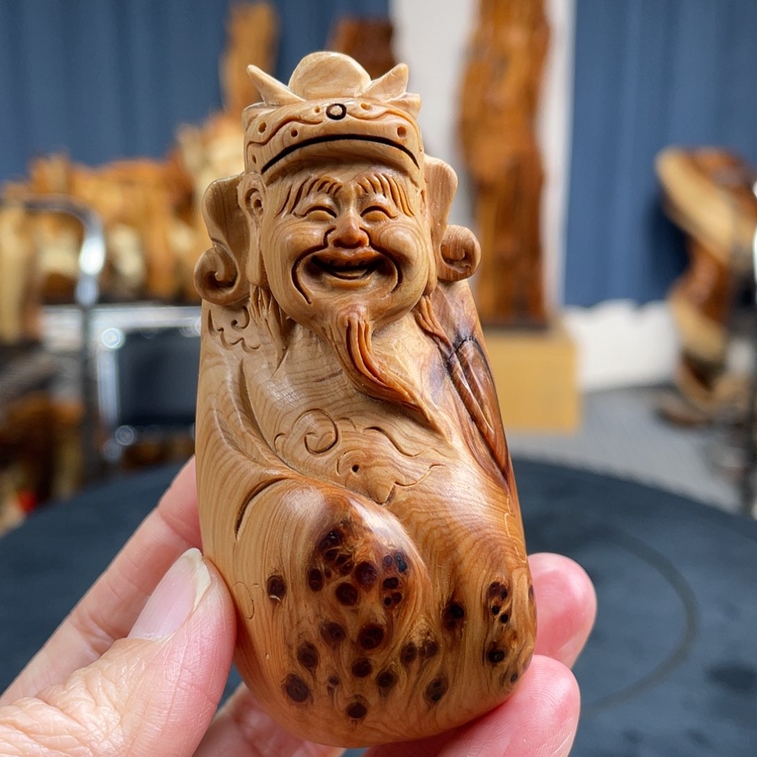 柏木（崖柏）手把件