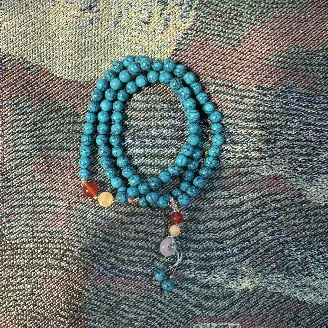 瑞哥专属绿松玛瑙项链D99927