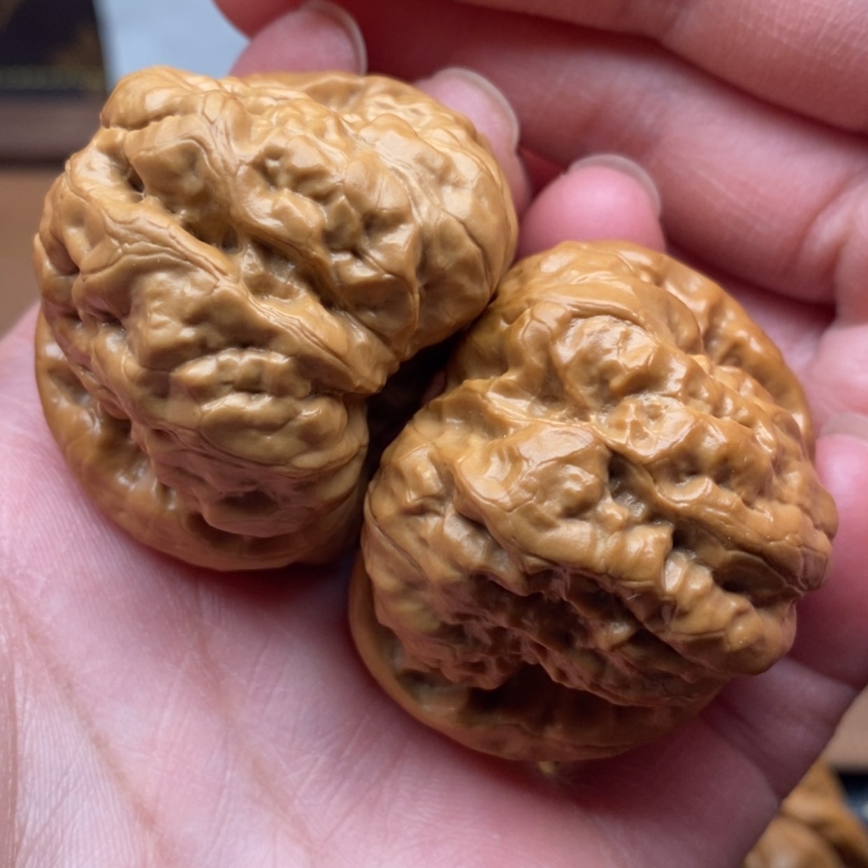 【闪购商品】文玩核桃把件柠*爸边42左右