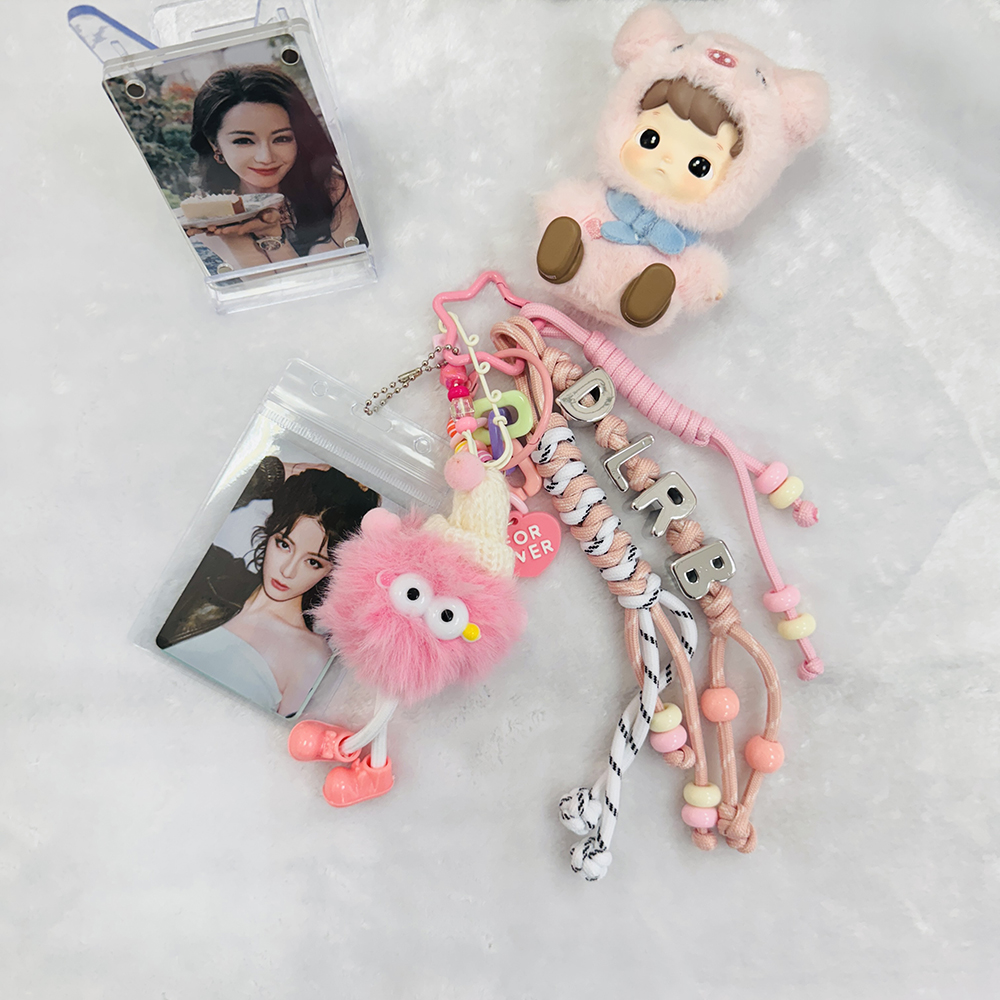 自制明星拍立得小卡应援精灵球款包挂