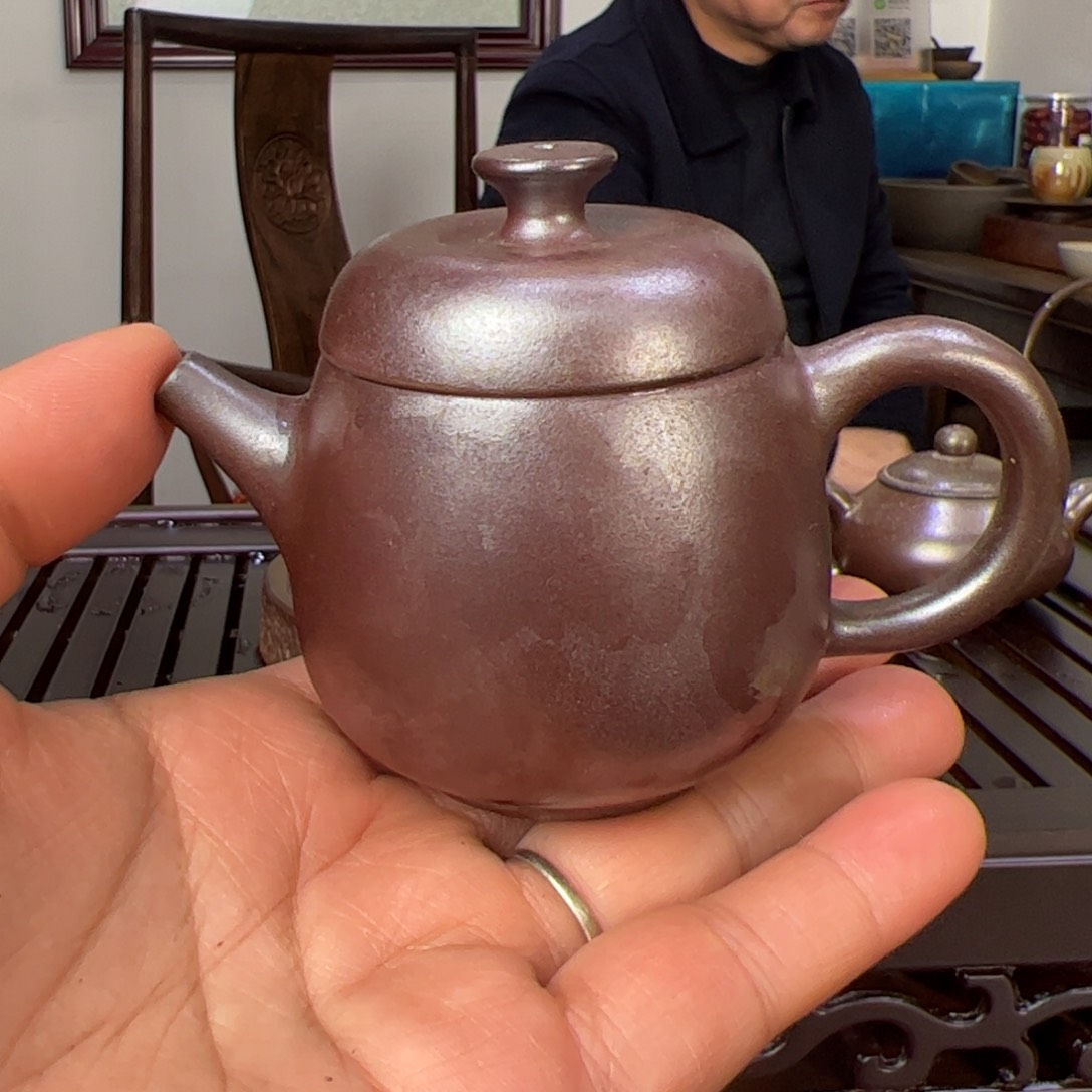 贵台龙窑柴烧茶壶130