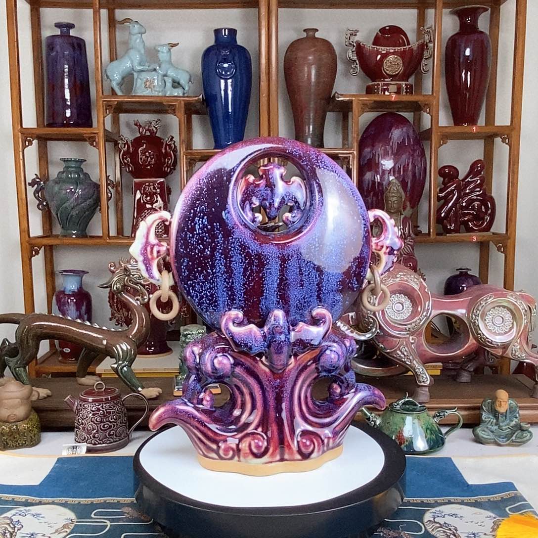 摆件五大名窑钧瓷005