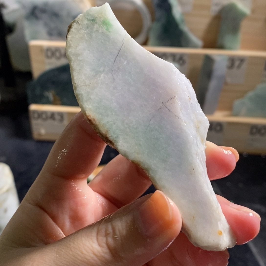 颈饰未镶嵌翡翠天然翡翠