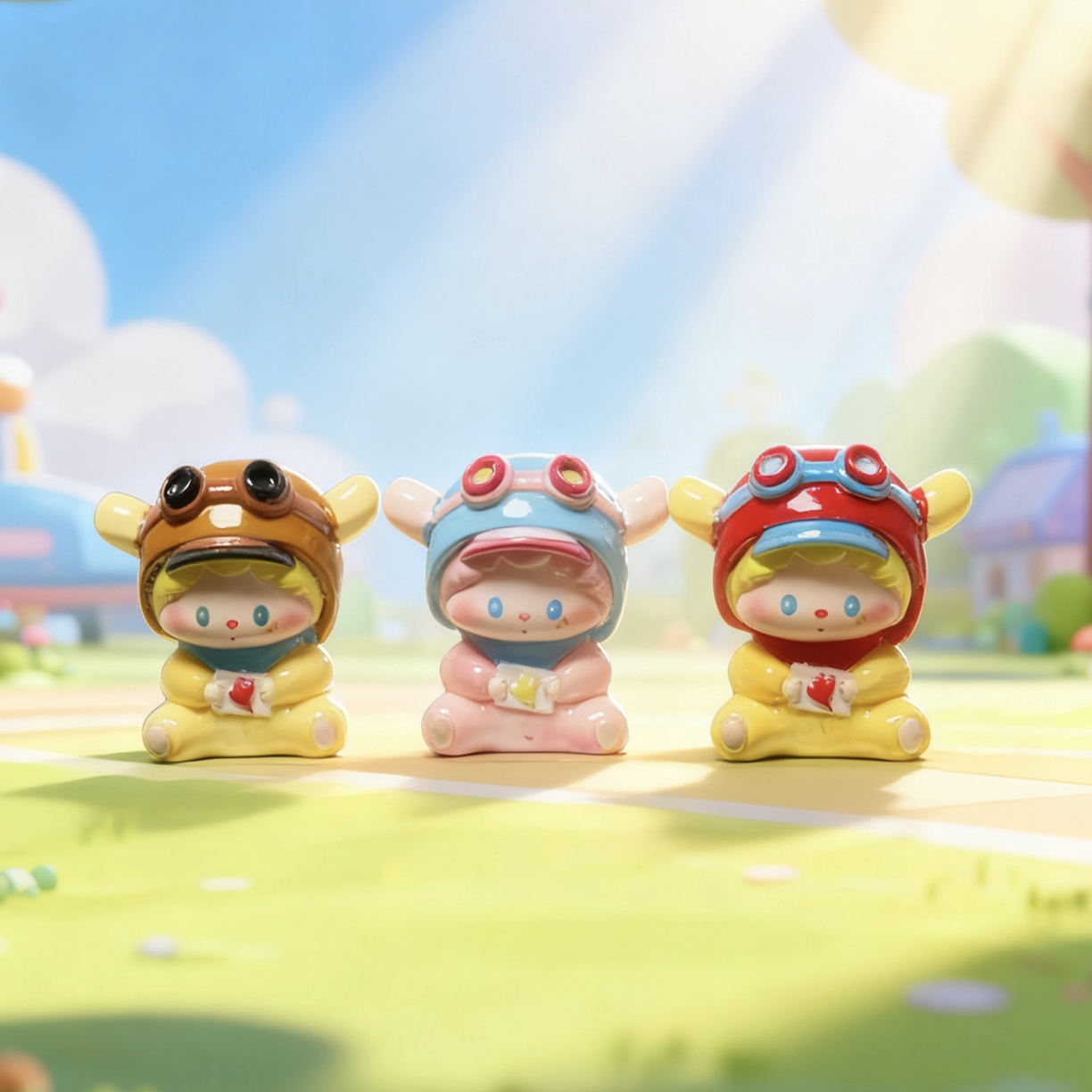 【吴李取闹定制飞行员撸撸狗】创意可爱办公桌面车载中控台摆设