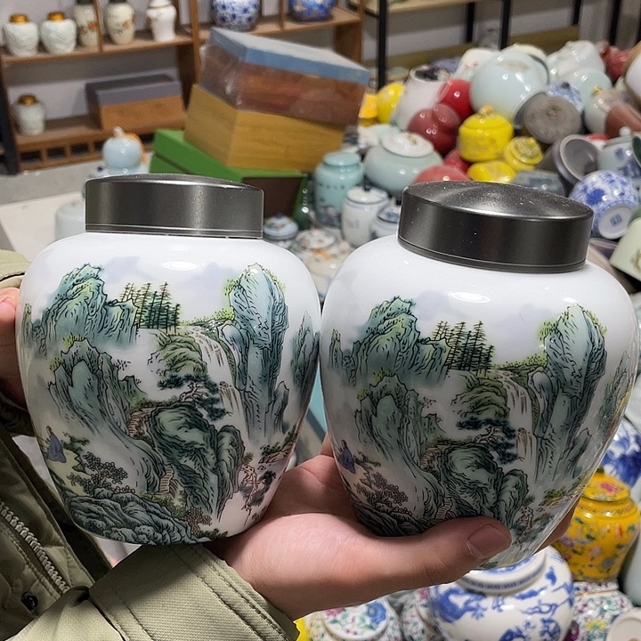 陶瓷罐茶叶罐密封罐