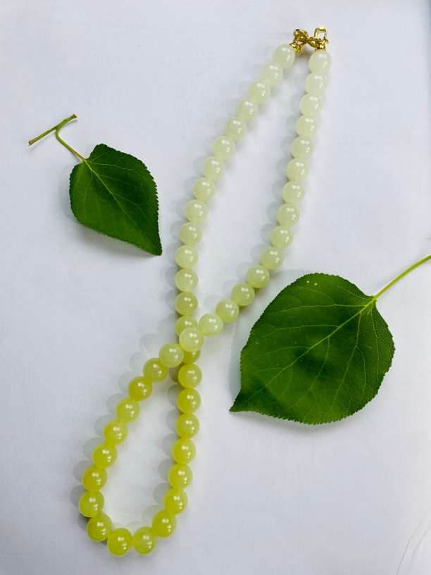 和田玉黄口渐变卡10妈妈链