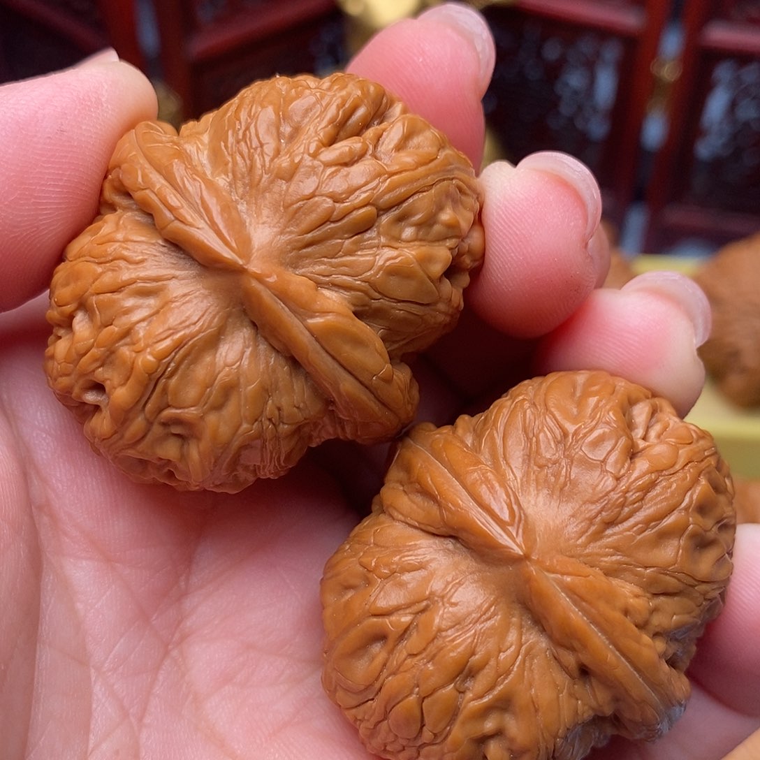 文玩核桃把件42全品绝配元宝