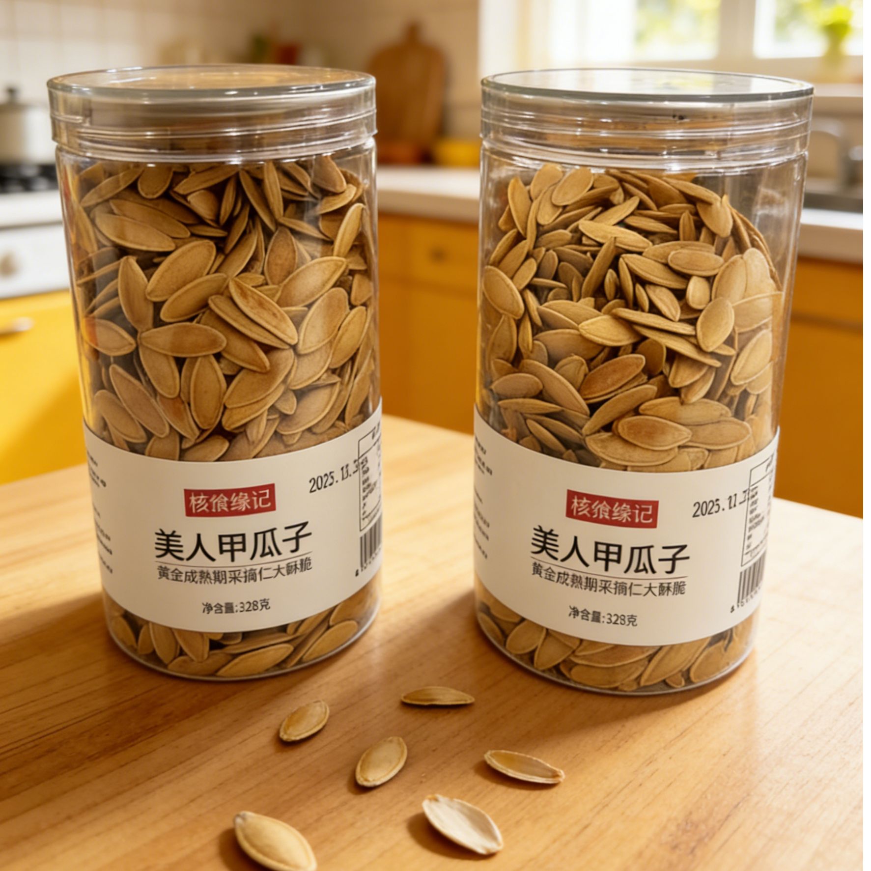 美人甲瓜子南瓜子炒货328克（日期到26.6.25）