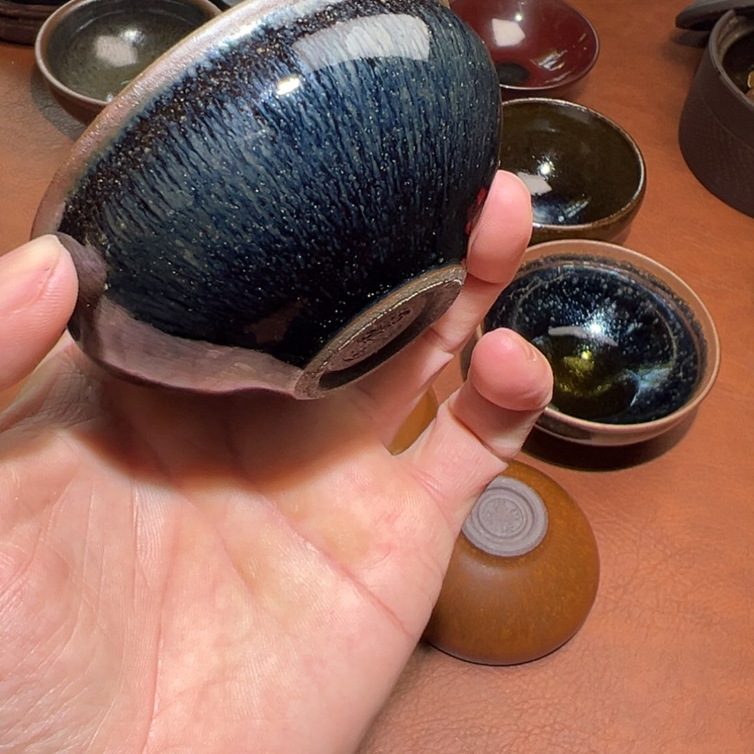 茶盏柴烧主人杯建窑建盏茶盏