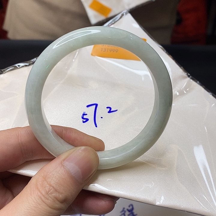 翡翠未镶嵌手镯天然缅甸翡翠A货手镯52圈以下