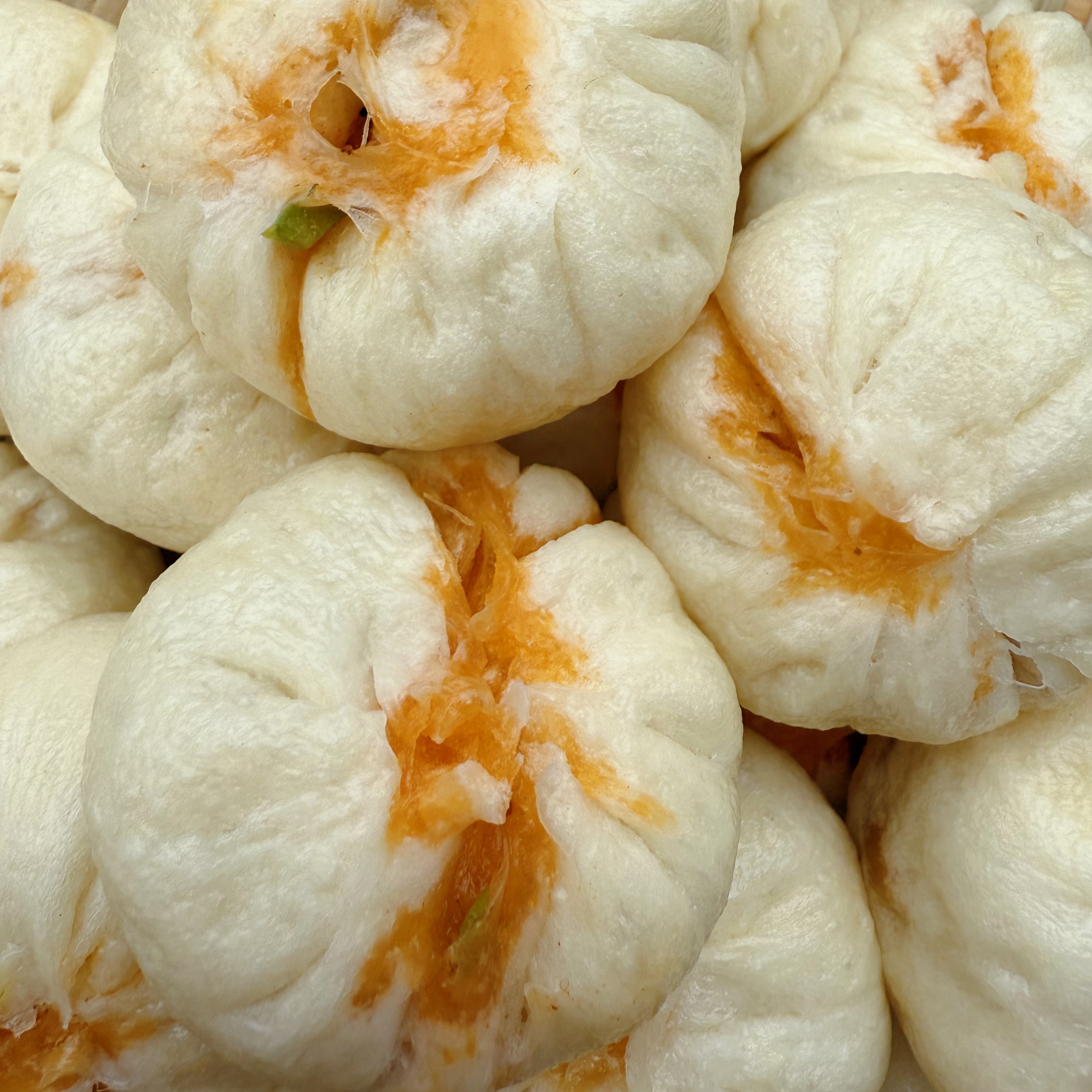 四川巴中老家味道早餐纯老面手工现做黑猪肉麻辣香葱小笼包子20个