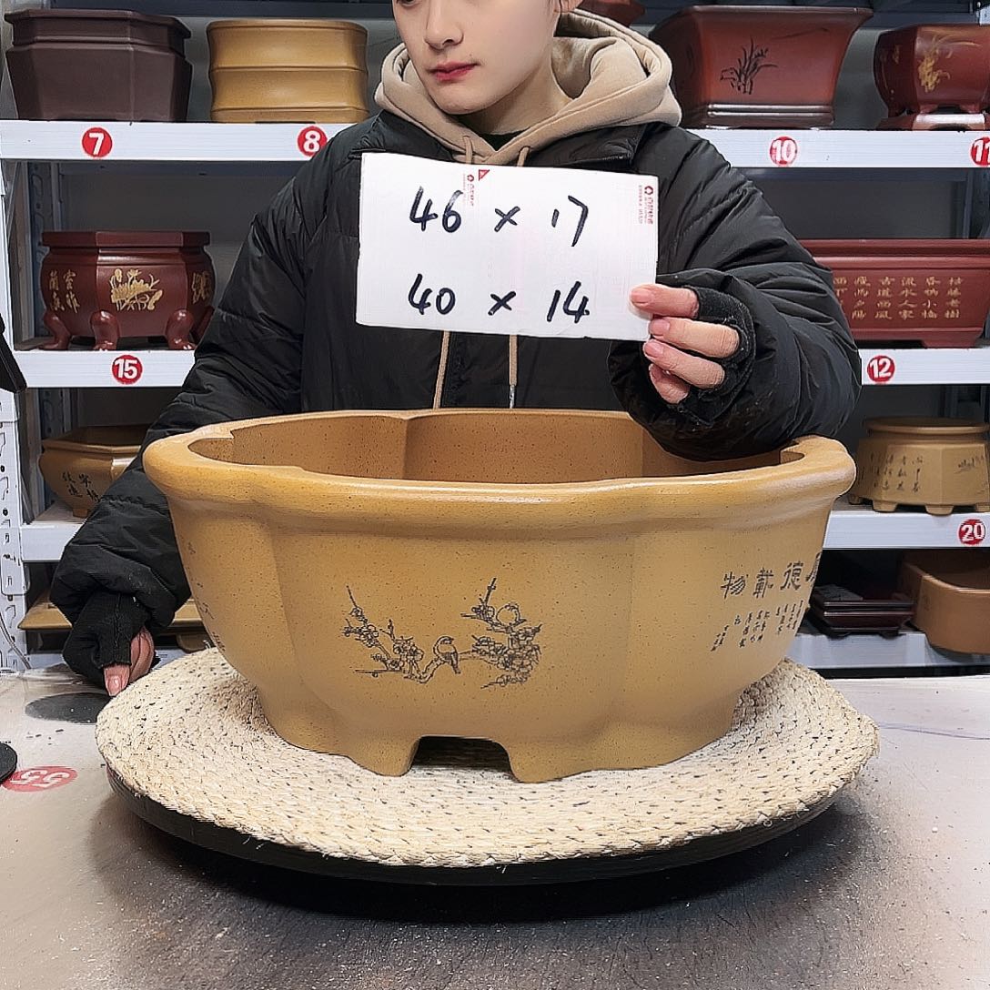 紫砂花盆紫砂花盆