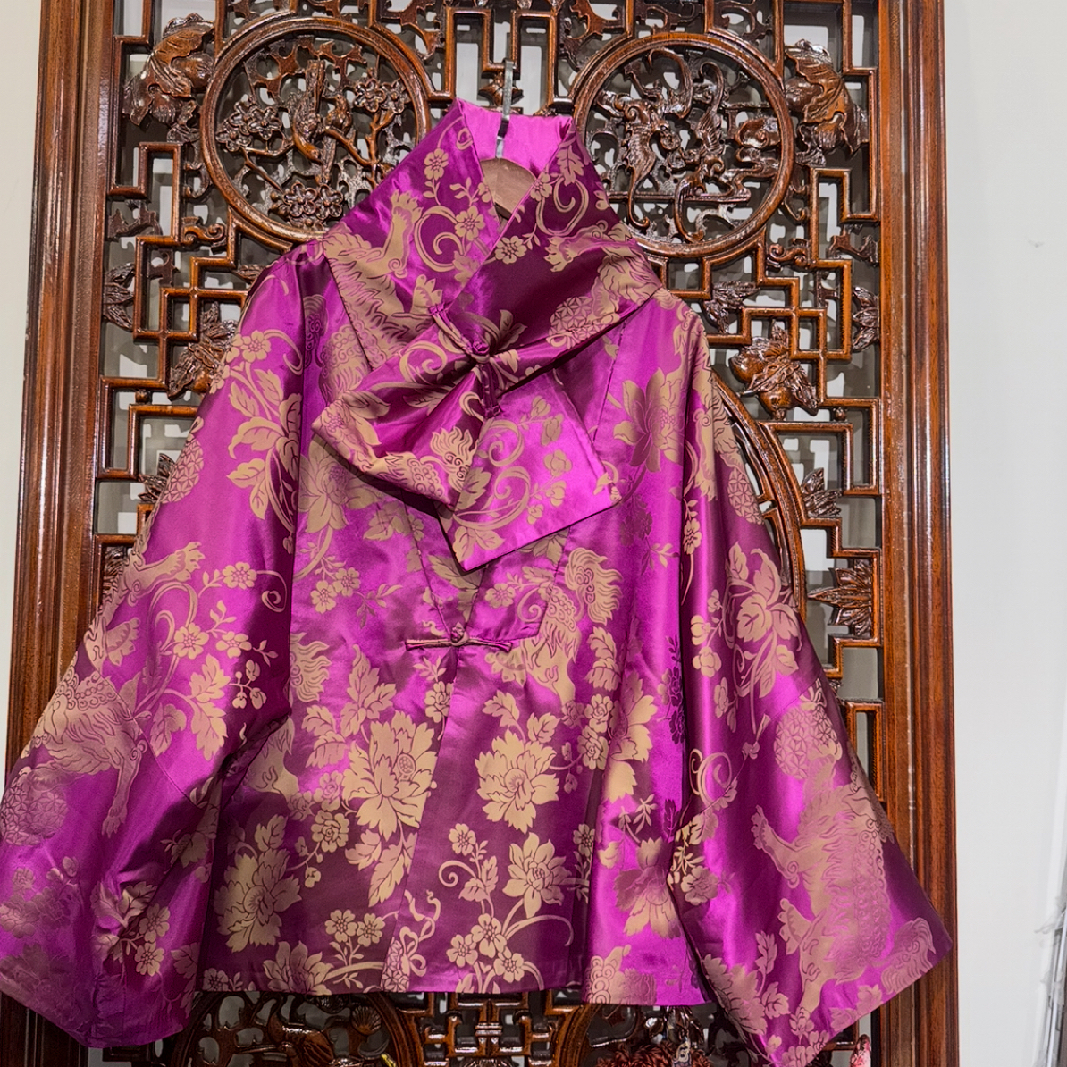 中式国风气质轻奢百搭短款棉外套